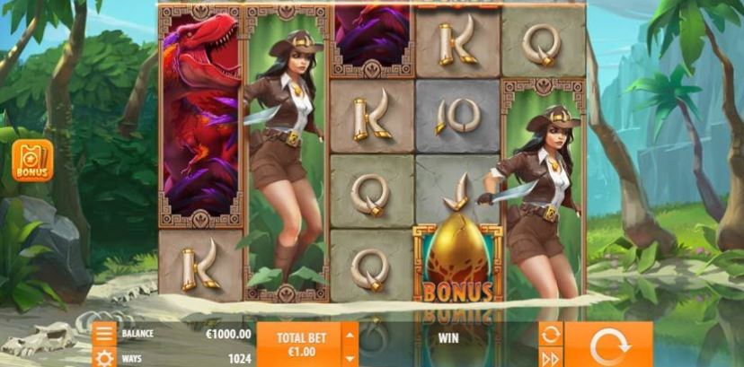 Erleben Sie Abenteuer Slot mit Dinosauriern und Bonussymbolen 